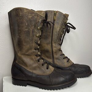 Cesare Paciotti men’s duck style leather boots 8